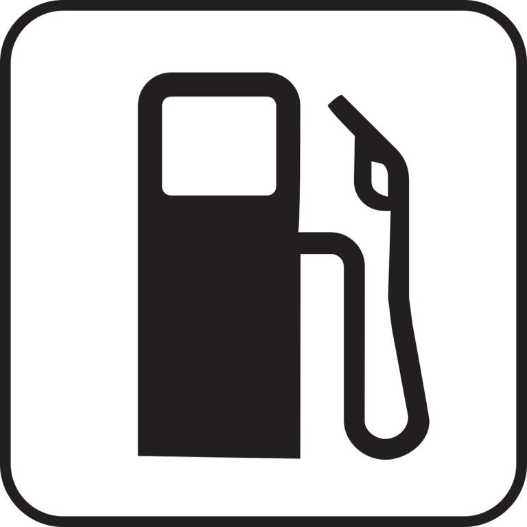 znak stacji benzynowej