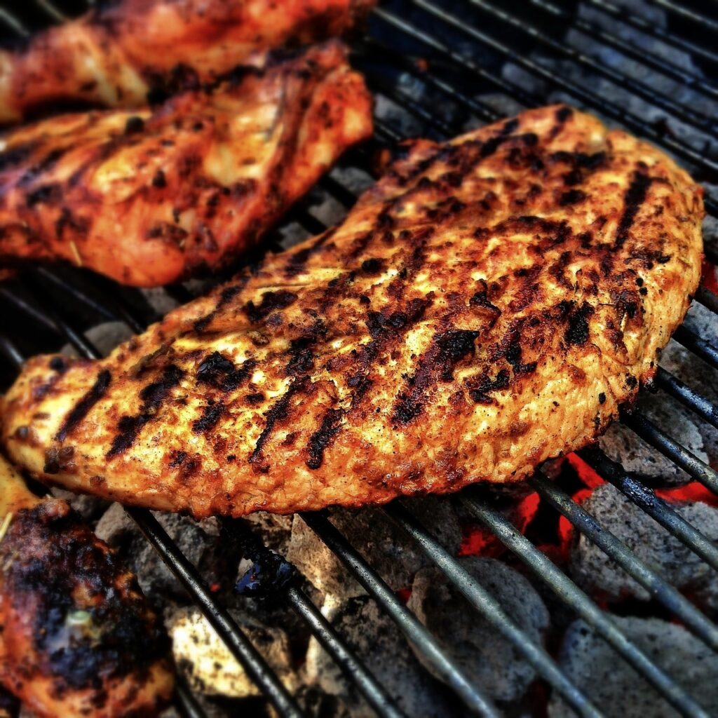 zdjęcie grillowanego mięsa